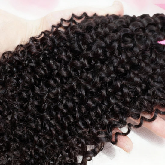 Brazilian Kinky Curly Hair Remy Human Hair Weave Bundles Natural Color Can Order 1/3/4 Bundles Curly Hair Extensions