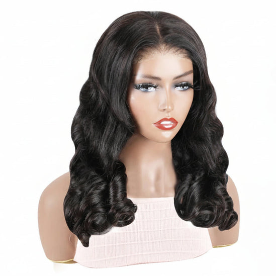 Wear Go Glueless Wig Brazilian Ocean Wave 6x4 HD Lace Glueless Human Hair Wig Ready To Wear Pre Plucked New In Body Wave