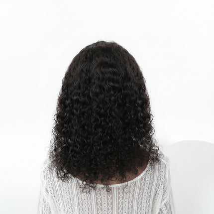 Water Wave Bob Human Hair Wigs Brazilian Water Wave Bob Wigs 4X4 Lace Closure Wigs Short Bob Lace Front Wigs For Women