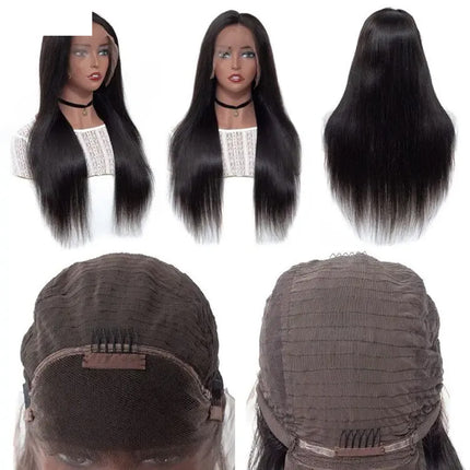 220% Density Straight Lace Front Wigs For Women Brazilian Human Hair Wigs 13X4 Straight Lace Front Human Hair Wigs