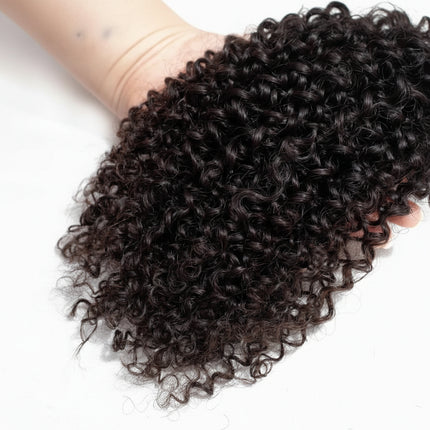 Brazilian Kinky Curly Hair Remy Human Hair Weave Bundles Natural Color Can Order 1/3/4 Bundles Curly Hair Extensions