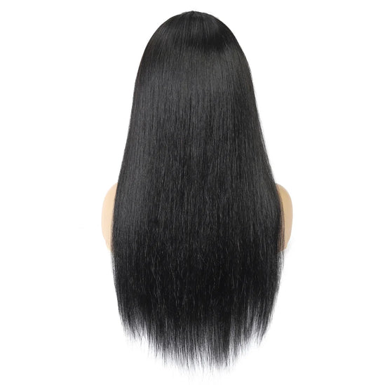 Straight U Part Wigs For Women Human Hair Malaysian Straight Human Hair Wigs 180% Density HAIR U Shape Wigs Without Glue