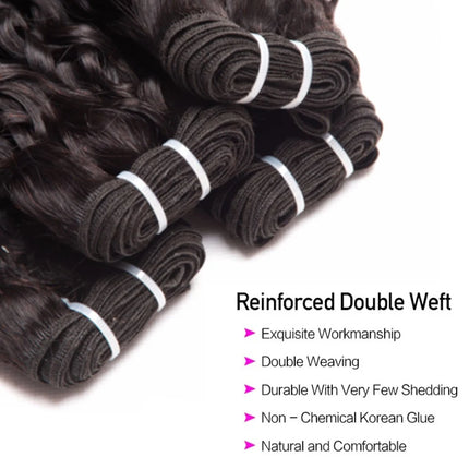 Natural Wave 100% Human Hair Bundle Hair Brazilian Weaving 28 30 Inch Natural Human Hair Remy Loose Water Wave Hair Bundles