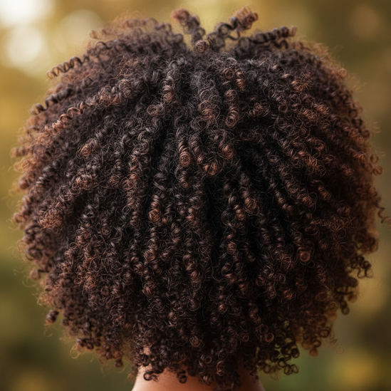 Kinky curly angle, square